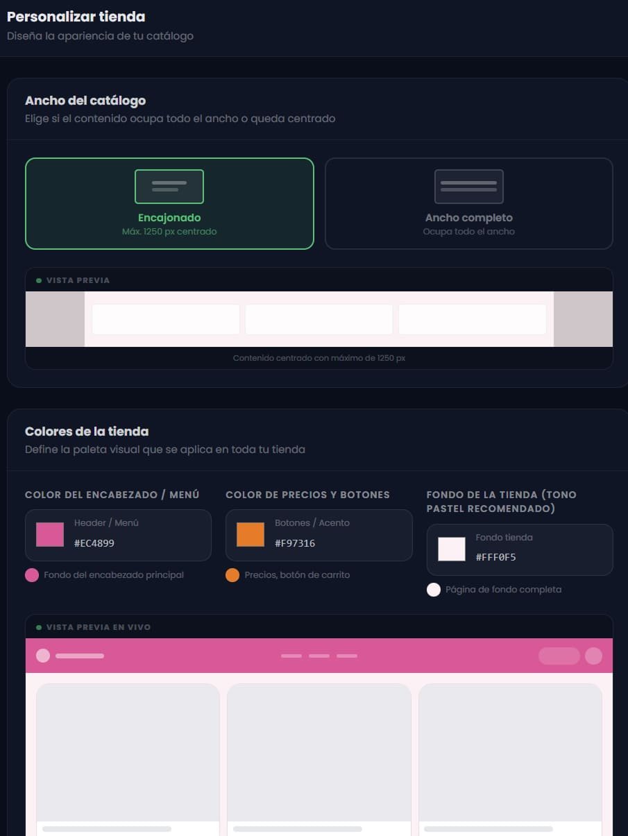 Catálogo de belleza personalizado Treggio
