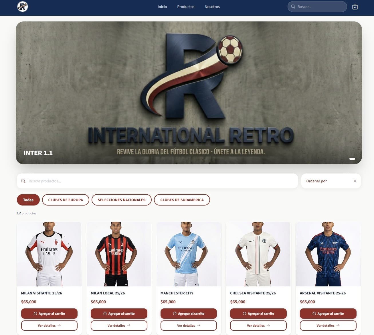 Tienda de ropa catálogo digital Treggio